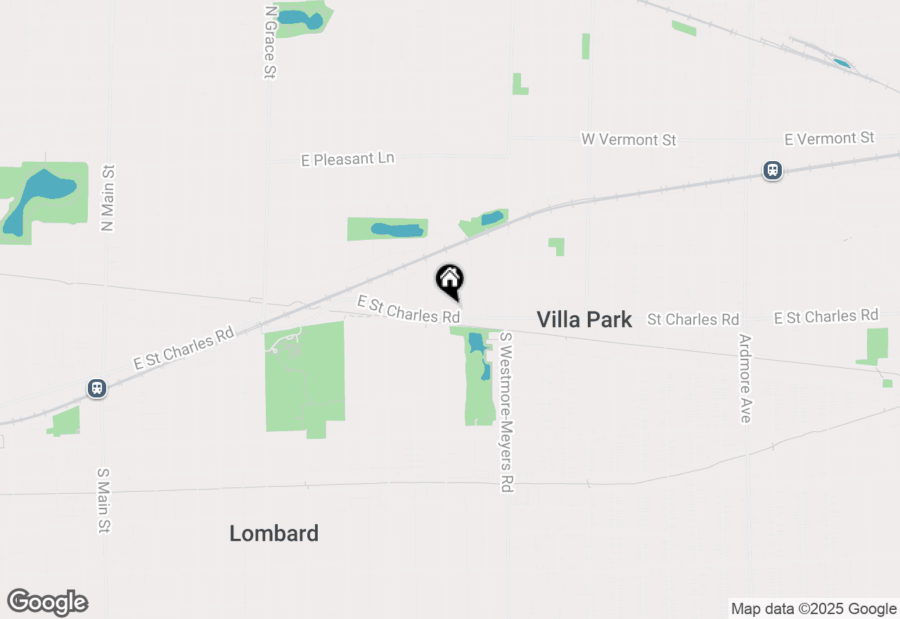 Map of 806 E Saint Charles Road, Lombard, IL 60148