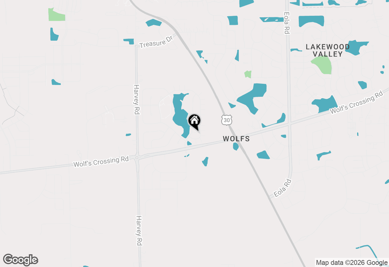 Map of 100 Devoe Drive, Oswego, IL 60543