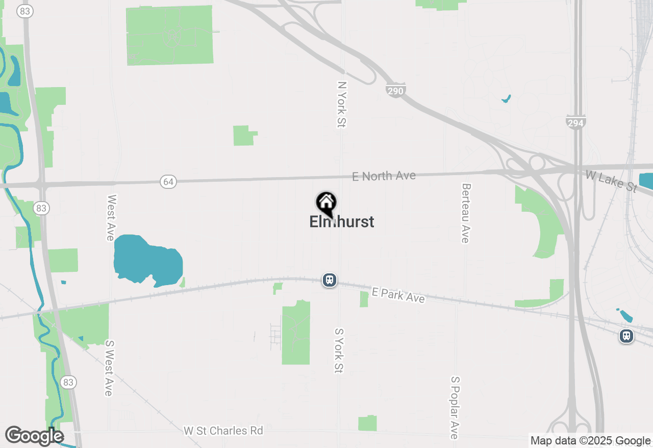 Map of 195 N Addison Avenue #PH03, Elmhurst, IL 60126