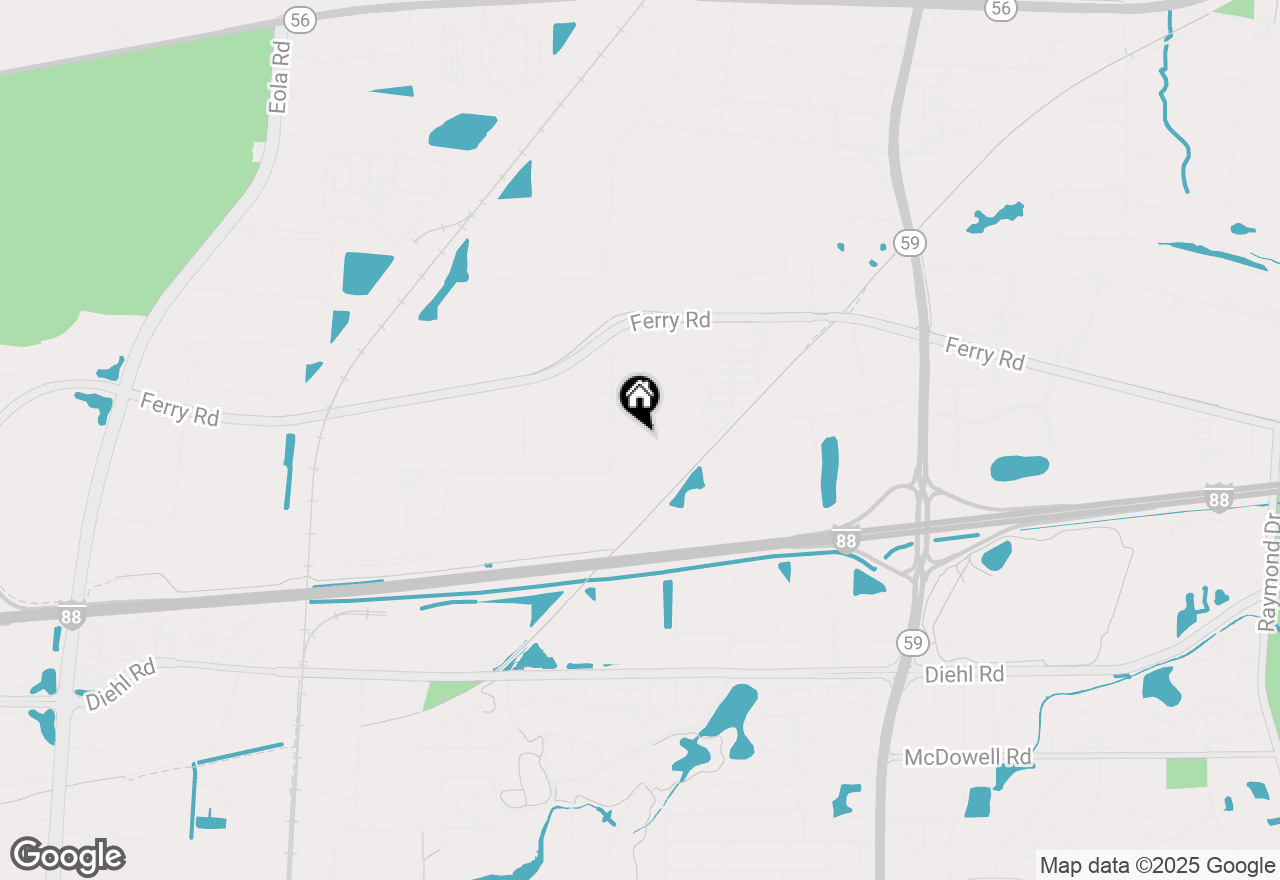 Map of 4S359 Meadow Road, Naperville, IL 60563