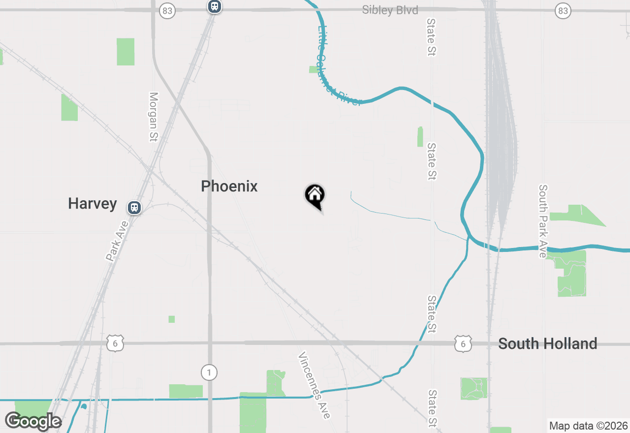 Map of 15362 7th Avenue, Phoenix, IL 60426