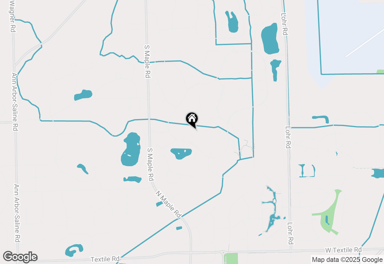 Map of 5118 Oak Hill Court, Ann Arbor, MI 48108