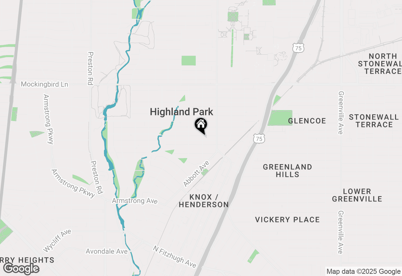 Map of 3500 Dartmouth Avenue, Highland Park, TX 75205