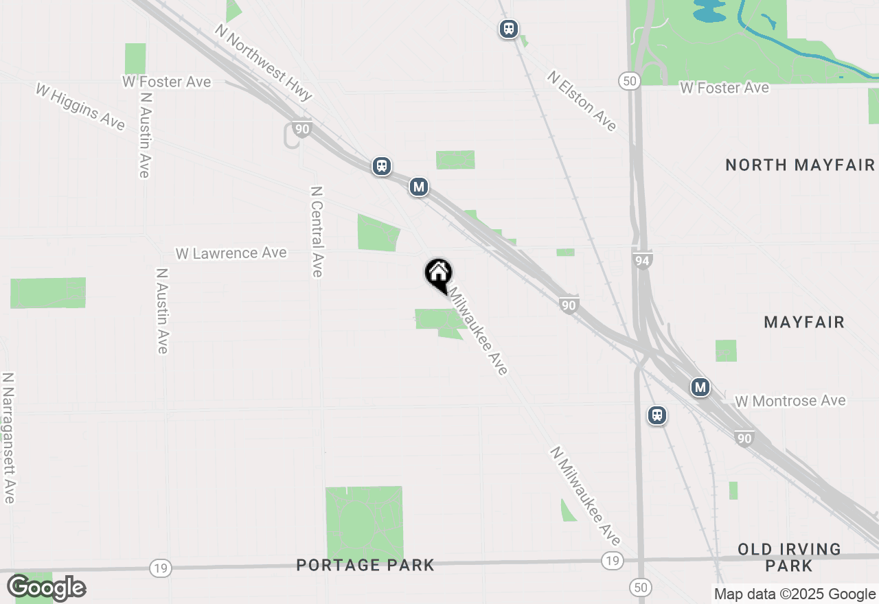 Map of 5259 W Leland Avenue, Chicago, IL 60630