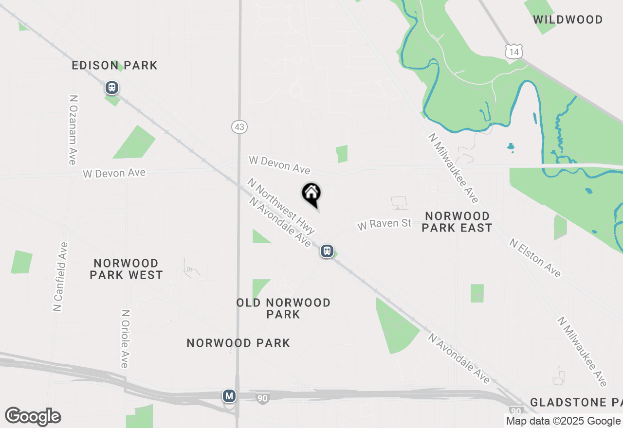 Map of 6226 N Niagara Avenue, Chicago, IL 60631