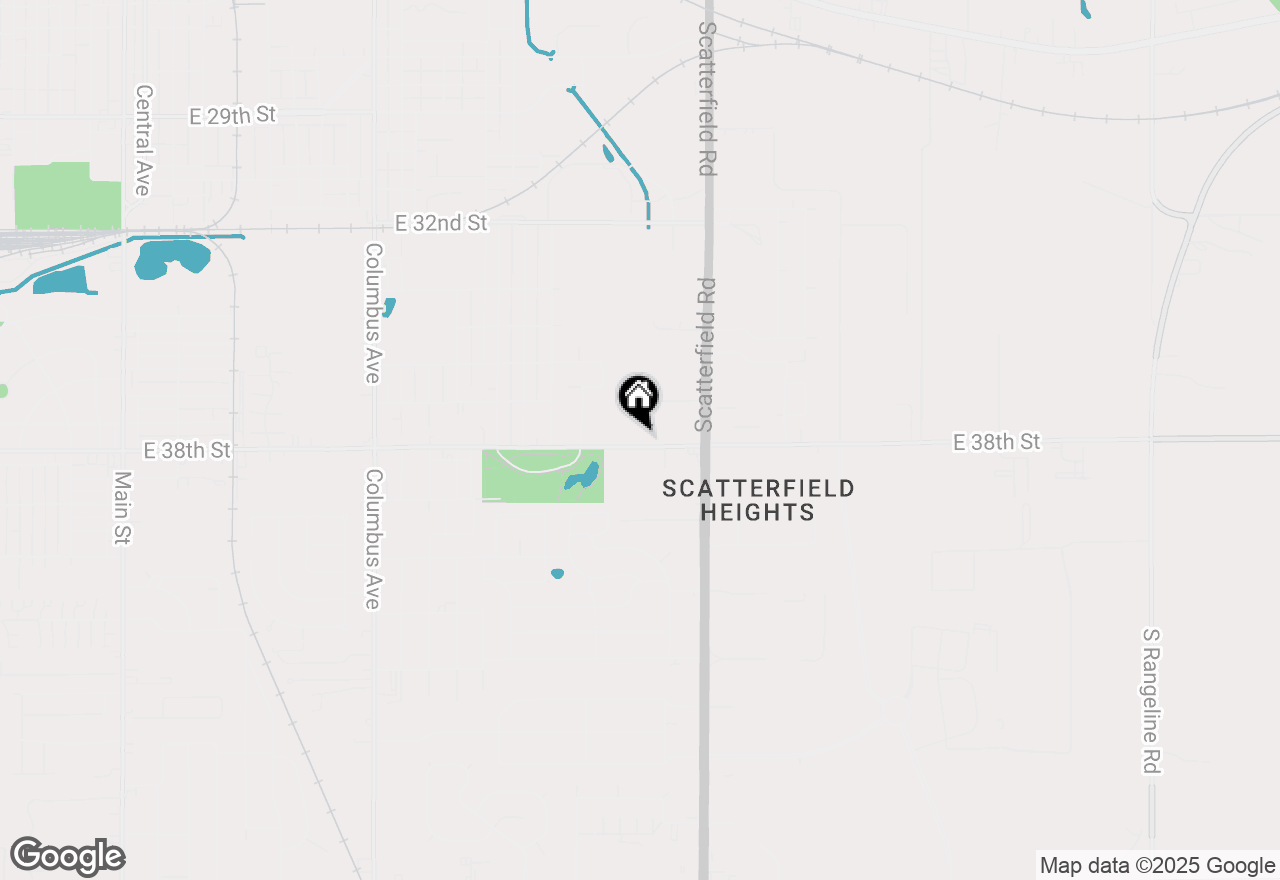 Map of 2100 E 38th Street, Anderson, IN 46013