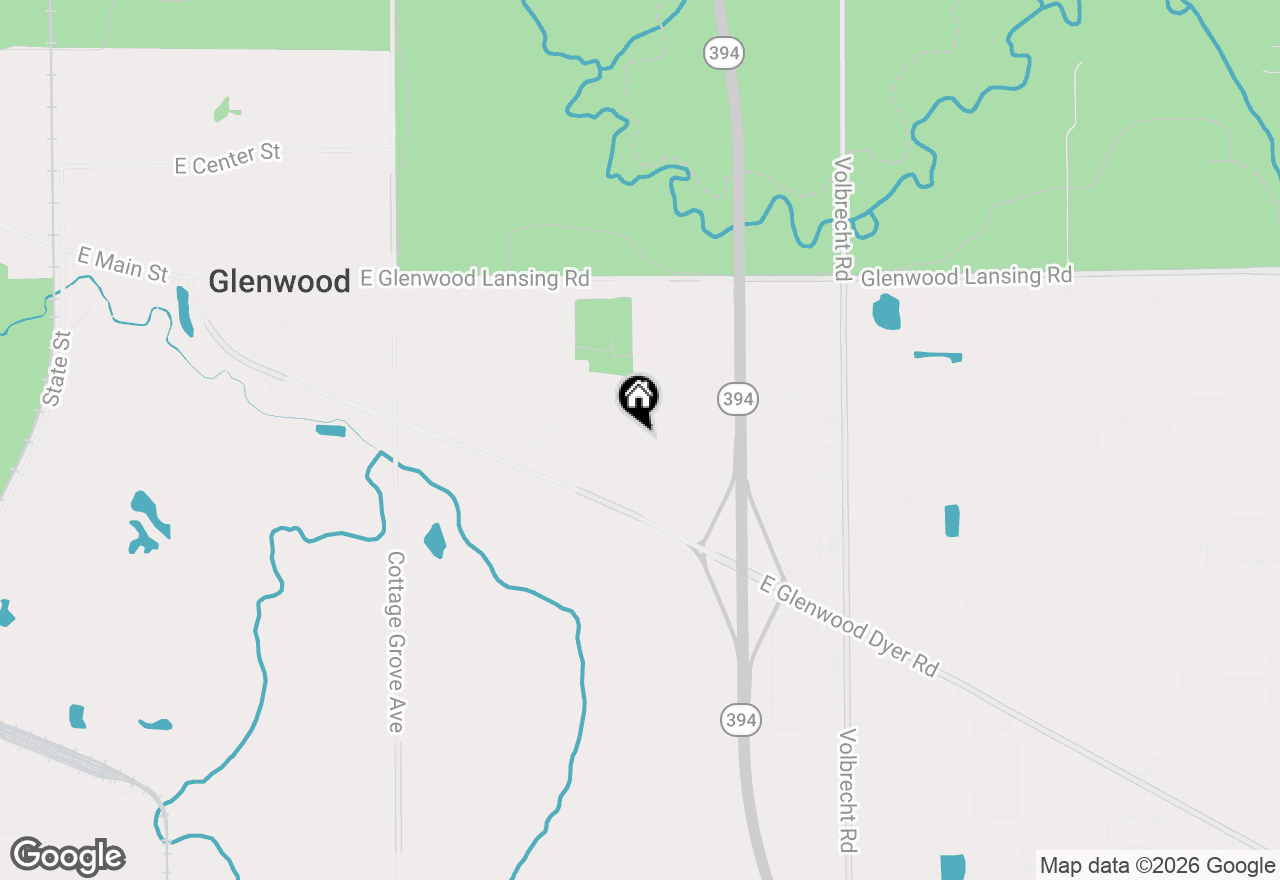 Map of 444 S Dorchester Avenue, Glenwood, IL 60425