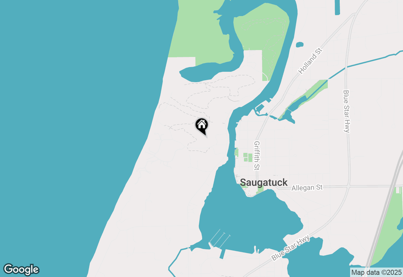 Map of 293 Sugar Hill Court #2, Saugatuck, MI 49453