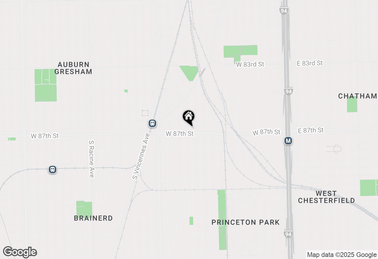 Map of 606 W 87th Street, Chicago, IL 60620