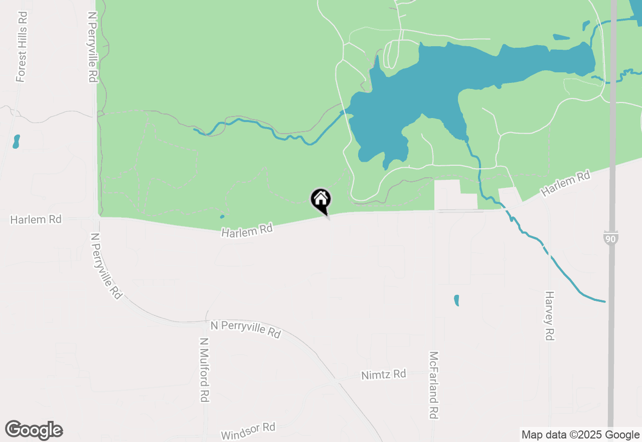 Map of 6006 Squirrel Run, Loves Park, IL 61111