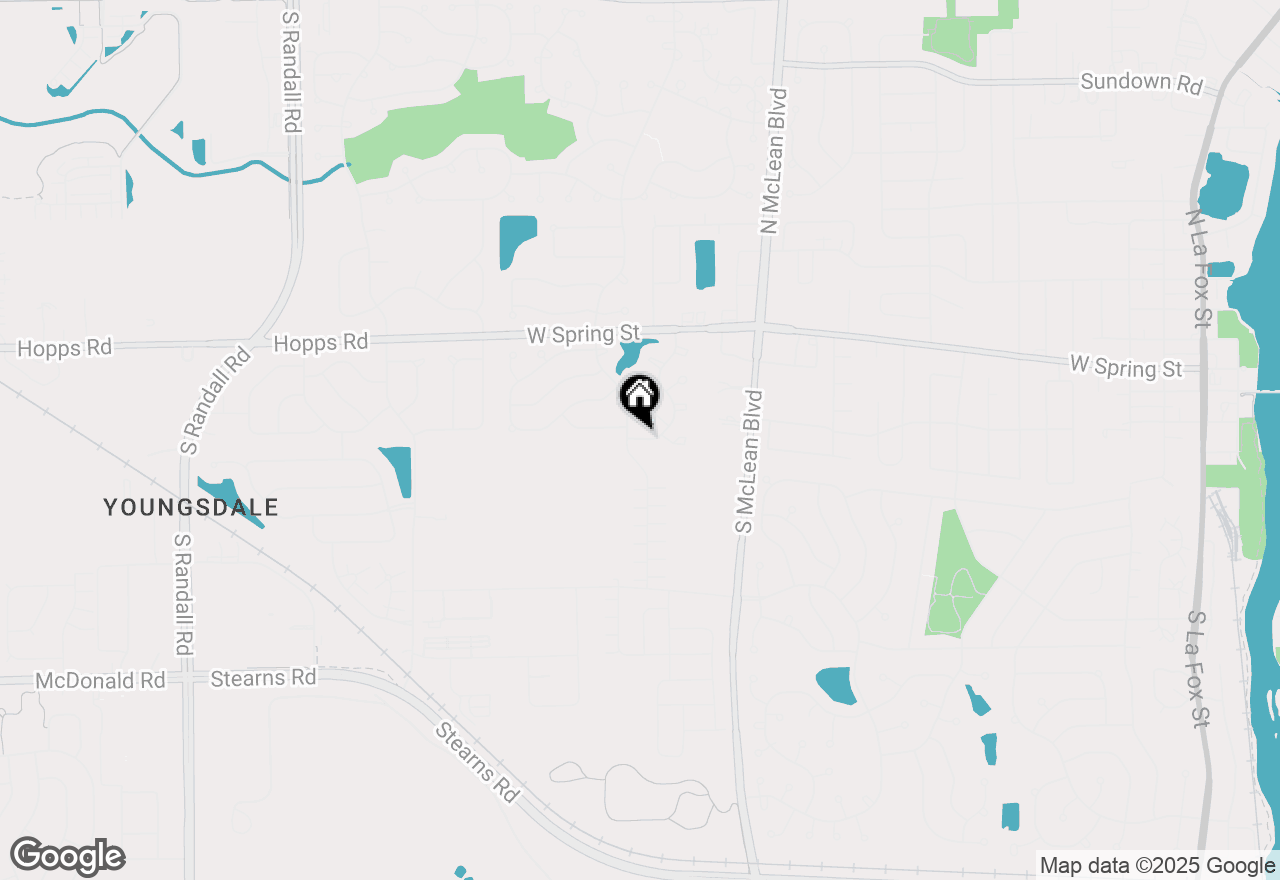 Map of 125 Ione Drive #B, South Elgin, IL 60177