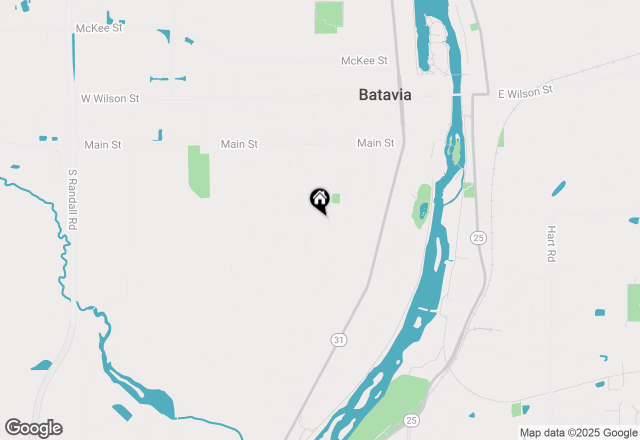 Map of 625 S Harrison Street, Batavia, IL 60510
