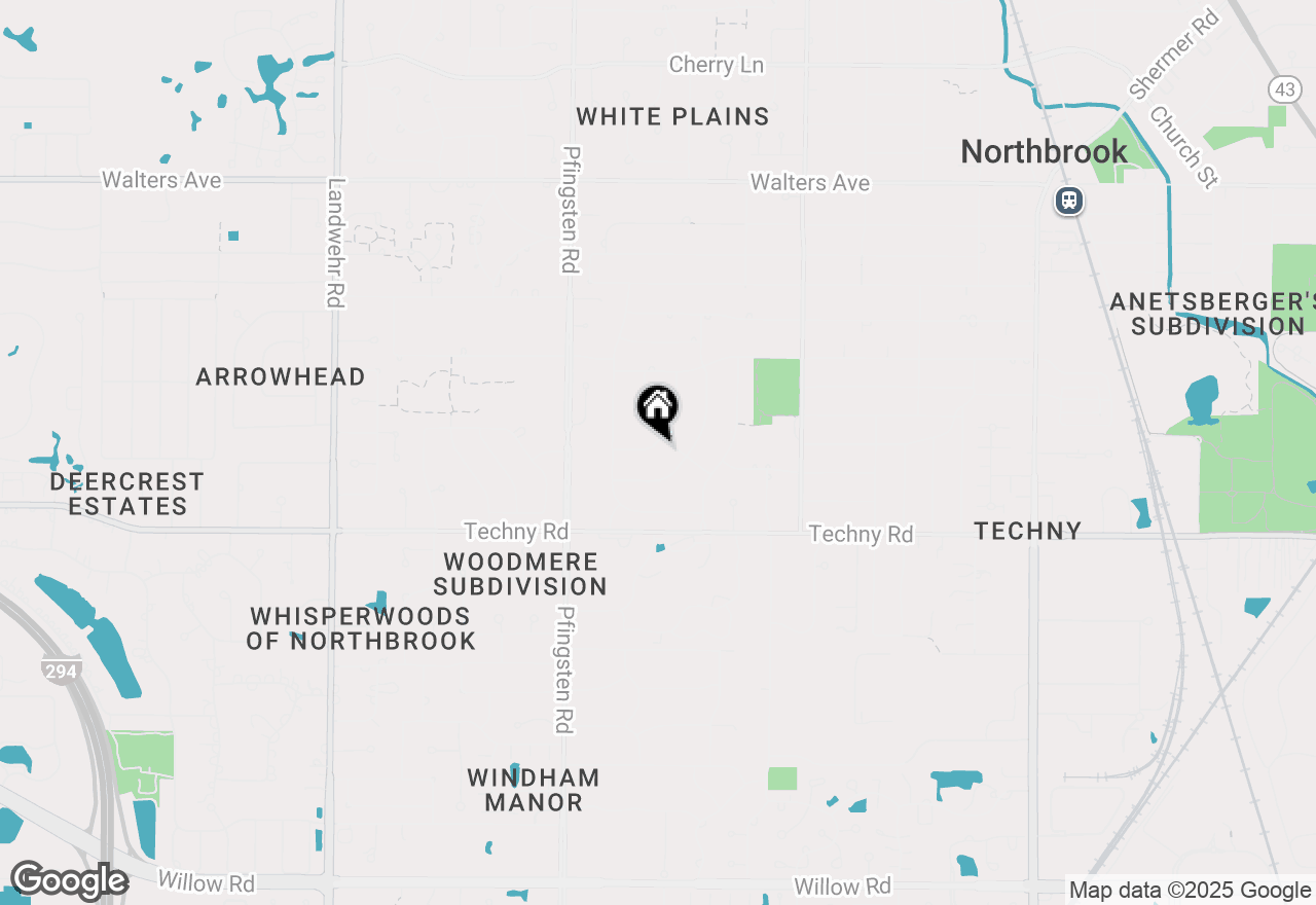 Map of 1831 Ellendale Drive, Northbrook, IL 60062