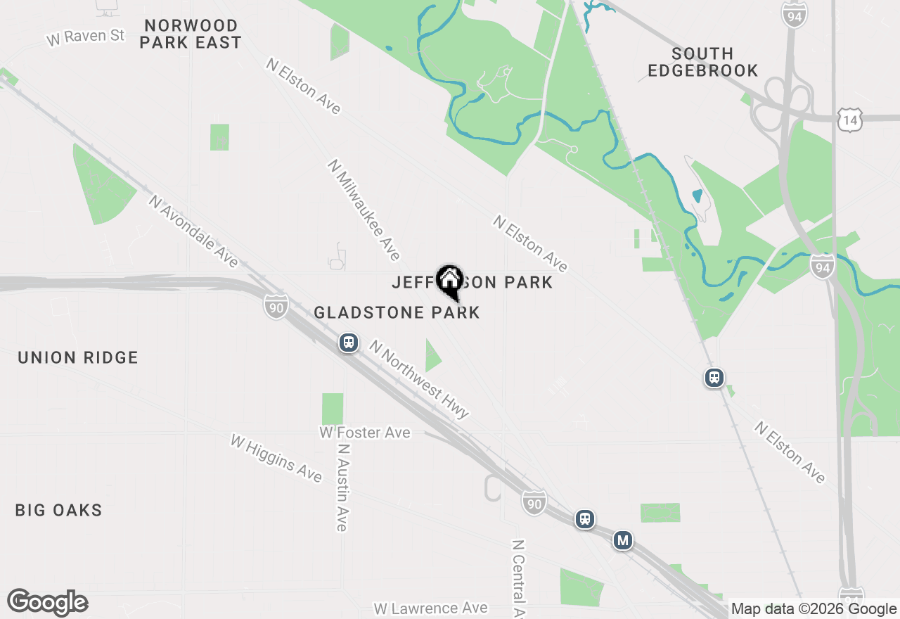 Map of (Address confidential), Chicago, Illinois 60630