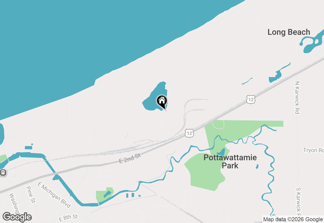 Map of 420 Beachwalk Lane, Michigan City, IN 46360