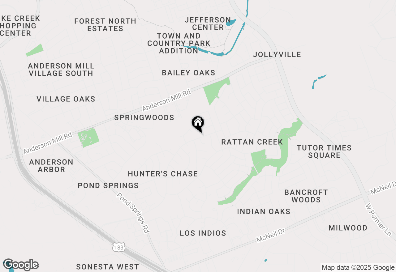 Map of 12916 Hunters Chase Dr, Austin, TX 78729