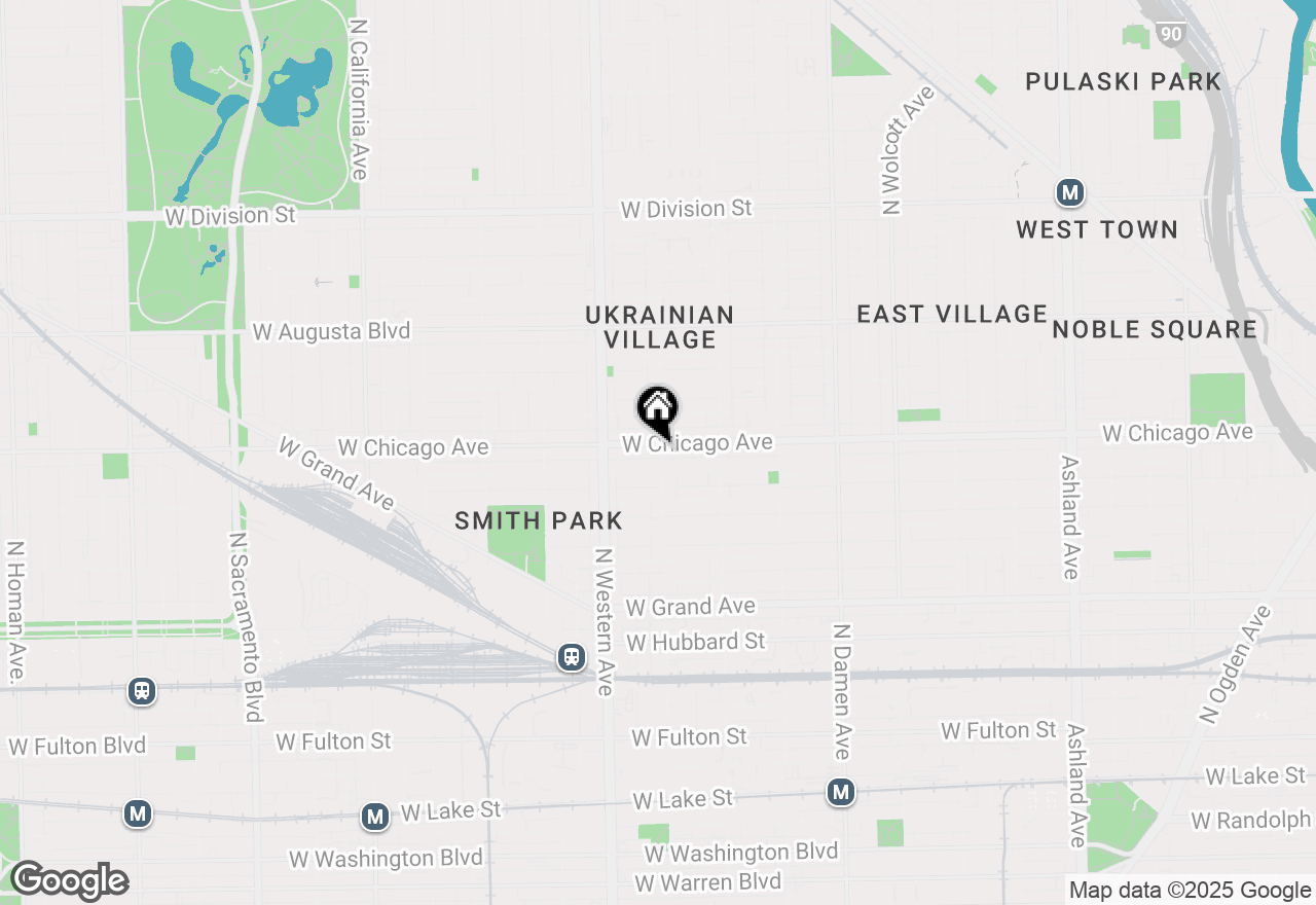 Map of 2301 W Chicago Avenue #2F, Chicago, IL 60622