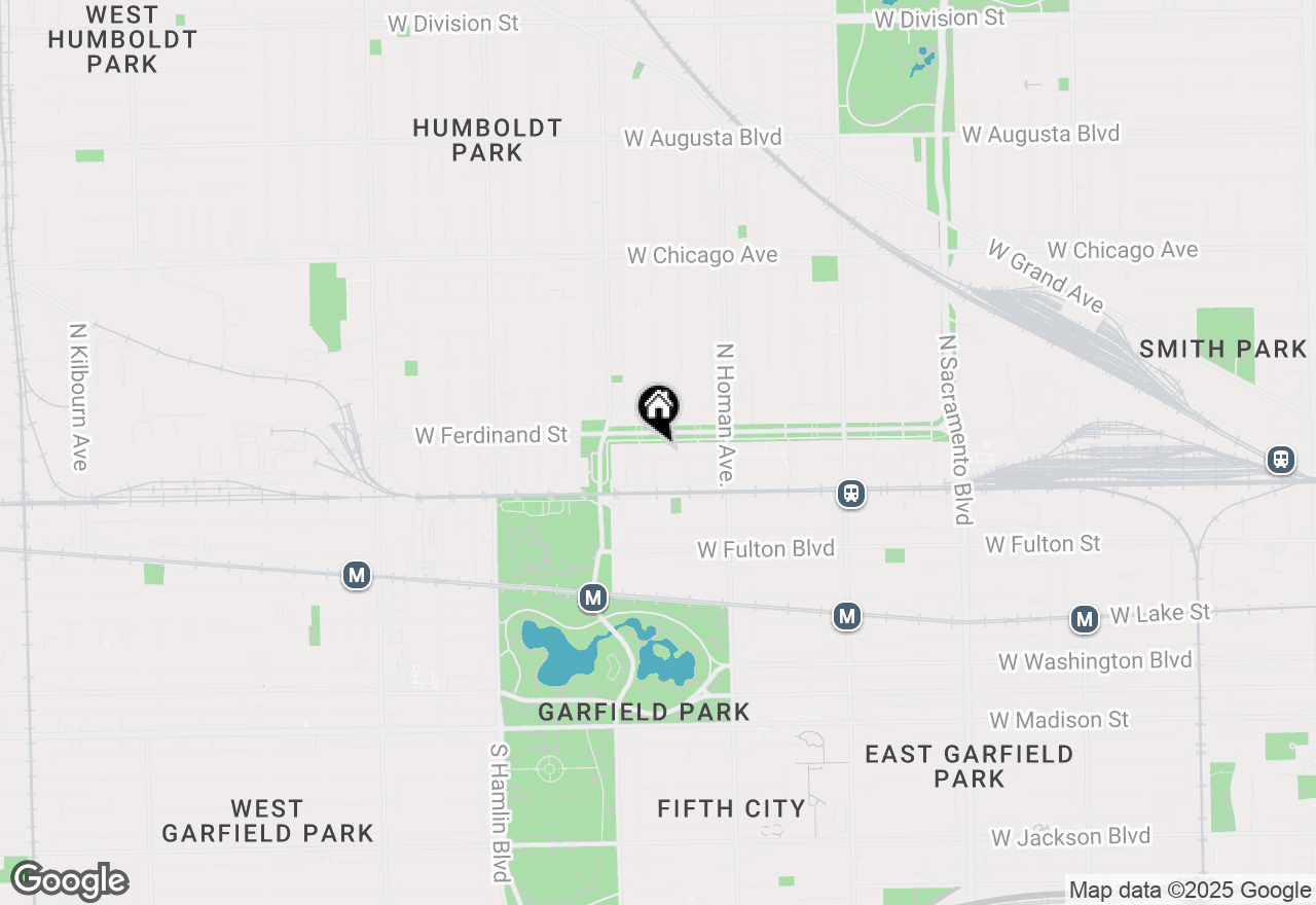 Map of 3509 W Franklin Boulevard, Chicago, IL 60624