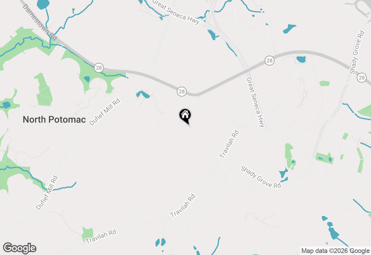 Map of 14734 Yearling Terrace, Rockville, MD 20850
