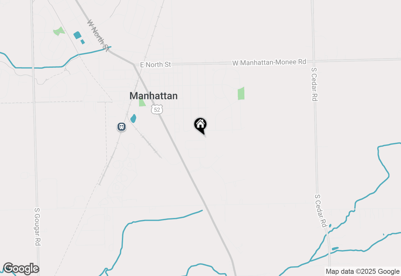 Map of 15030 W Oxford Lane, Manhattan, IL 60442