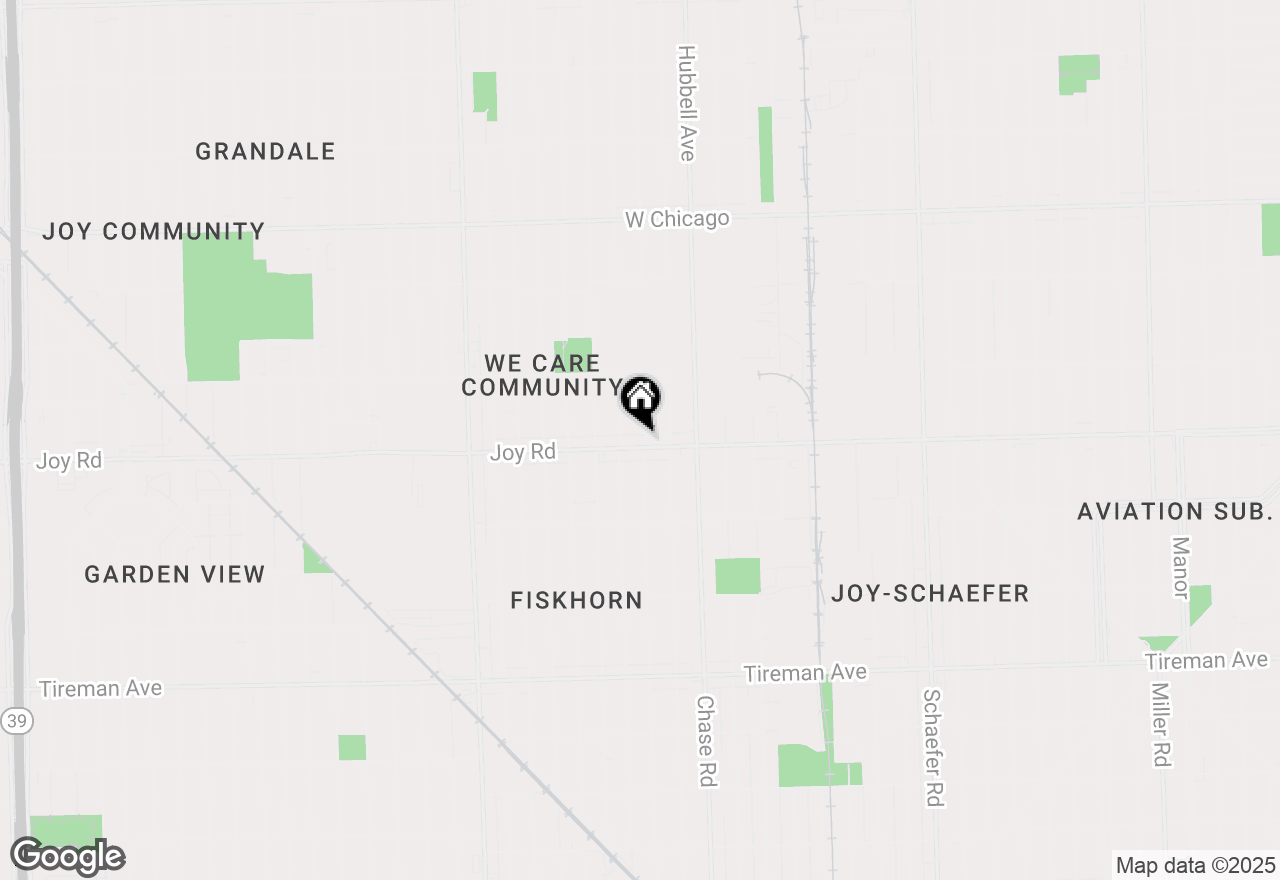 Map of 14810 Joy Road, Detroit, MI 48228