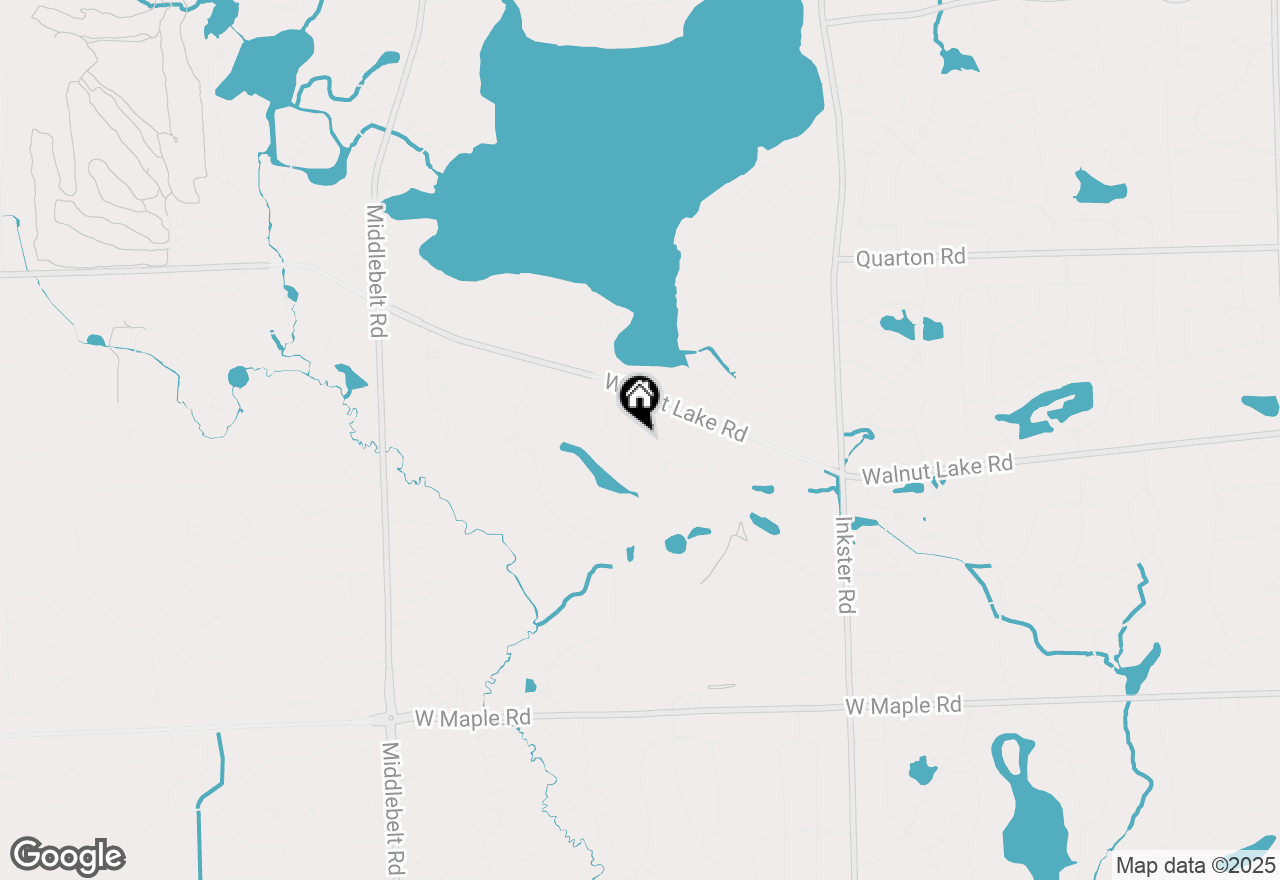 Map of 5881 Naneva, West Bloomfield, MI 48322