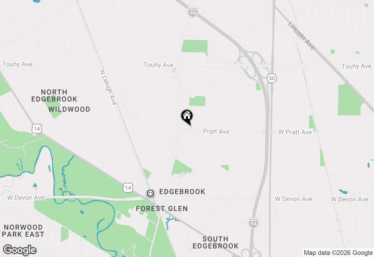 Map of 5312 Pratt Avenue, Skokie, IL 60077