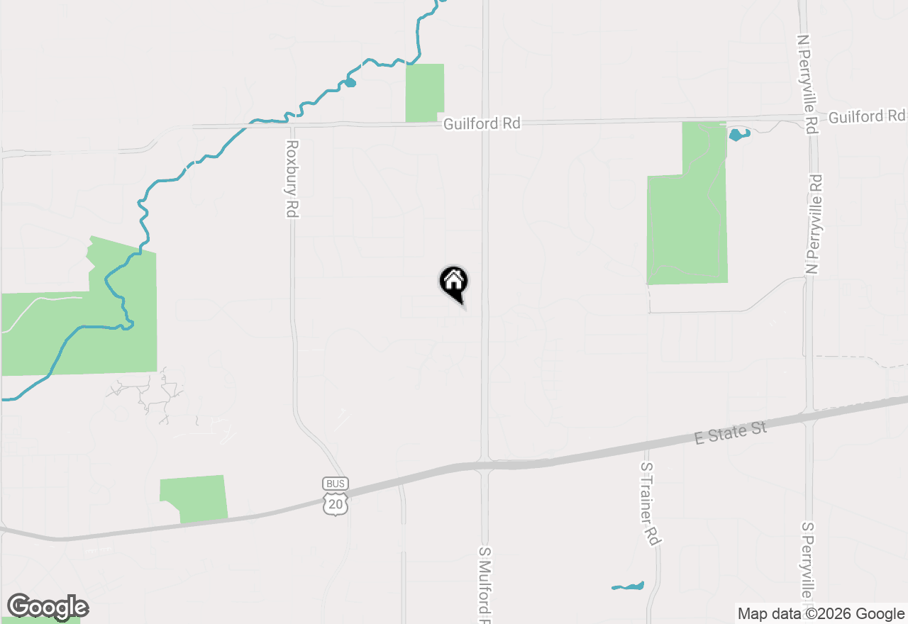 Map of 5870 Garrett Lane, Rockford, IL 61107