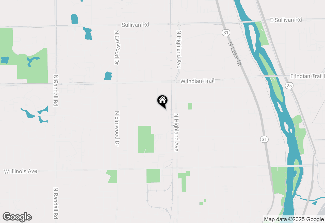 Map of 1060 N Russell Avenue, Aurora, IL 60506