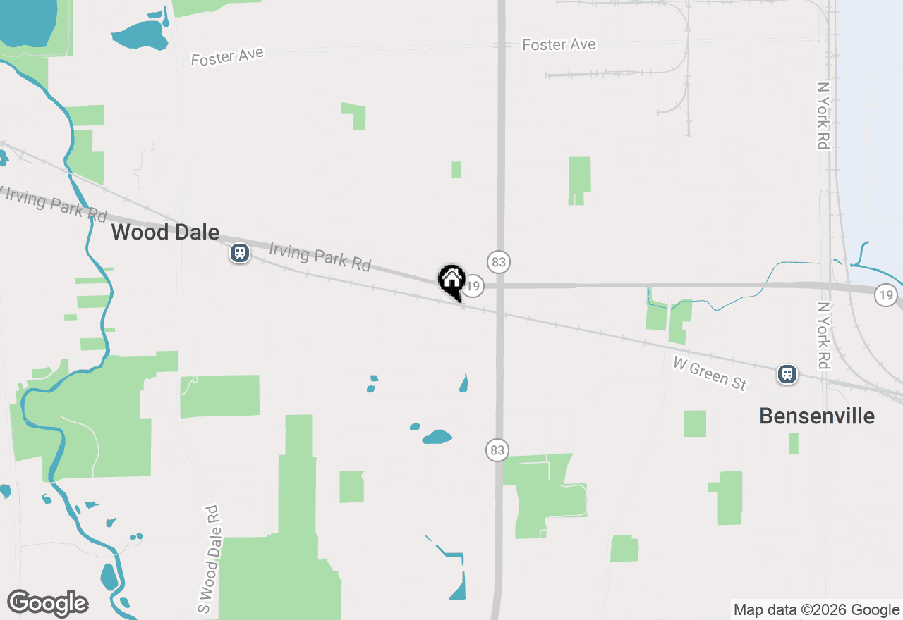 Map of 463 E Potter Street, Wood Dale, IL 60191