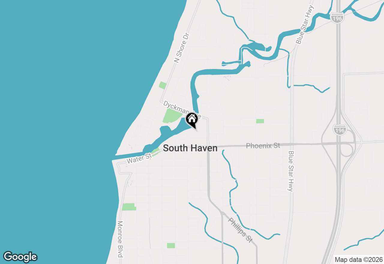 Map of (Address confidential), South Haven, Michigan 49090