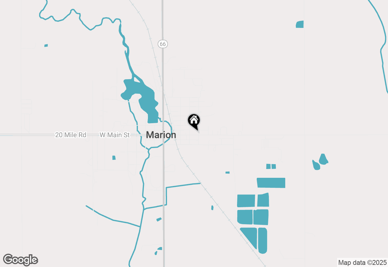 Map of 313 E Main Street, Marion, MI 49665