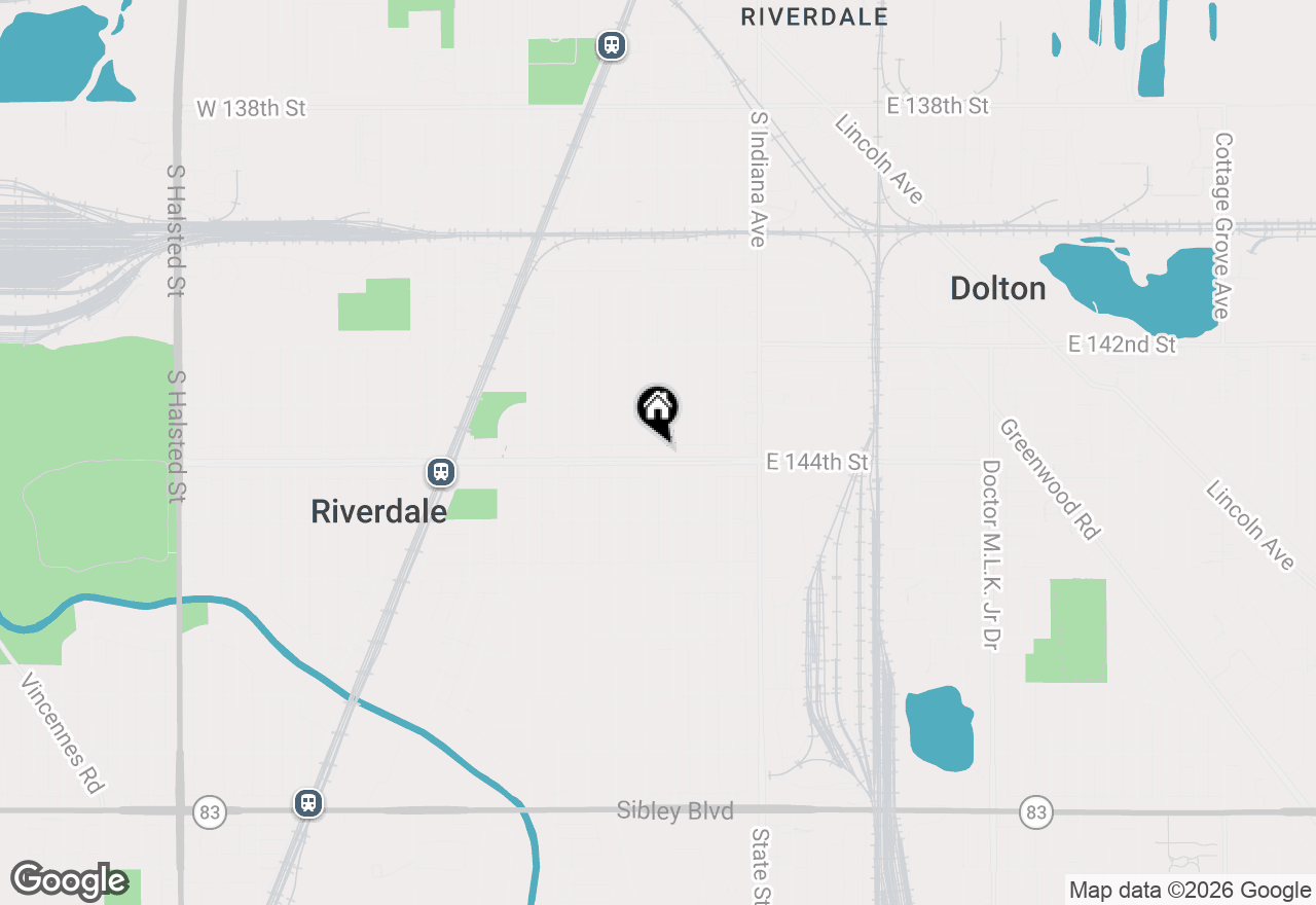 Map of 9 E 144th Street, Riverdale, IL 60827