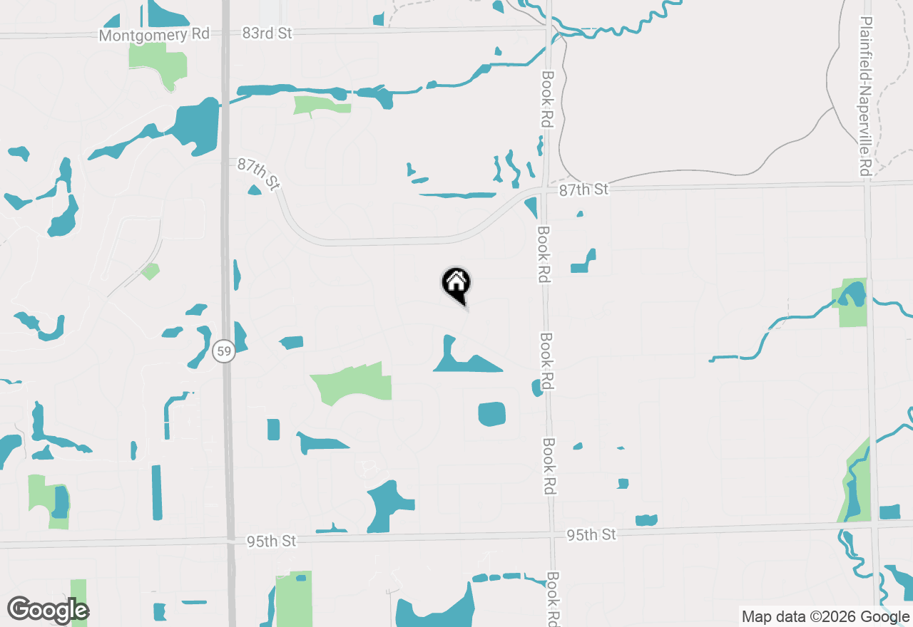 Map of 2308 Hillsboro Lane, Naperville, IL 60564