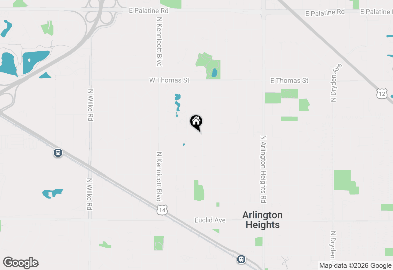 Map of 1147 N Ridge Avenue, Arlington Heights, IL 60004