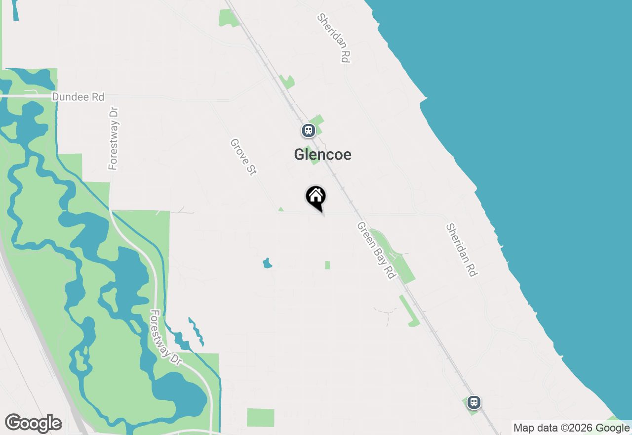 Map of (Address confidential), Glencoe, Illinois 60022
