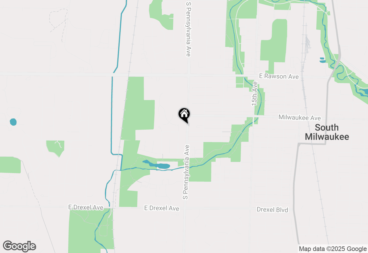 Map of 7405 S Pennsylvania Ave, Oak Creek, WI 53154