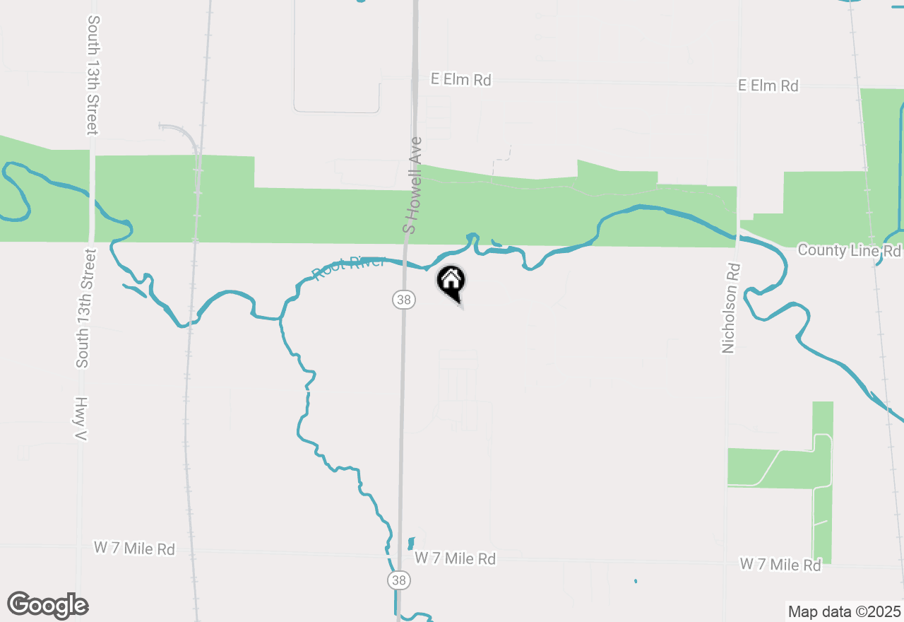 Map of 10427 Caddy Ln, Caledonia, WI 53108
