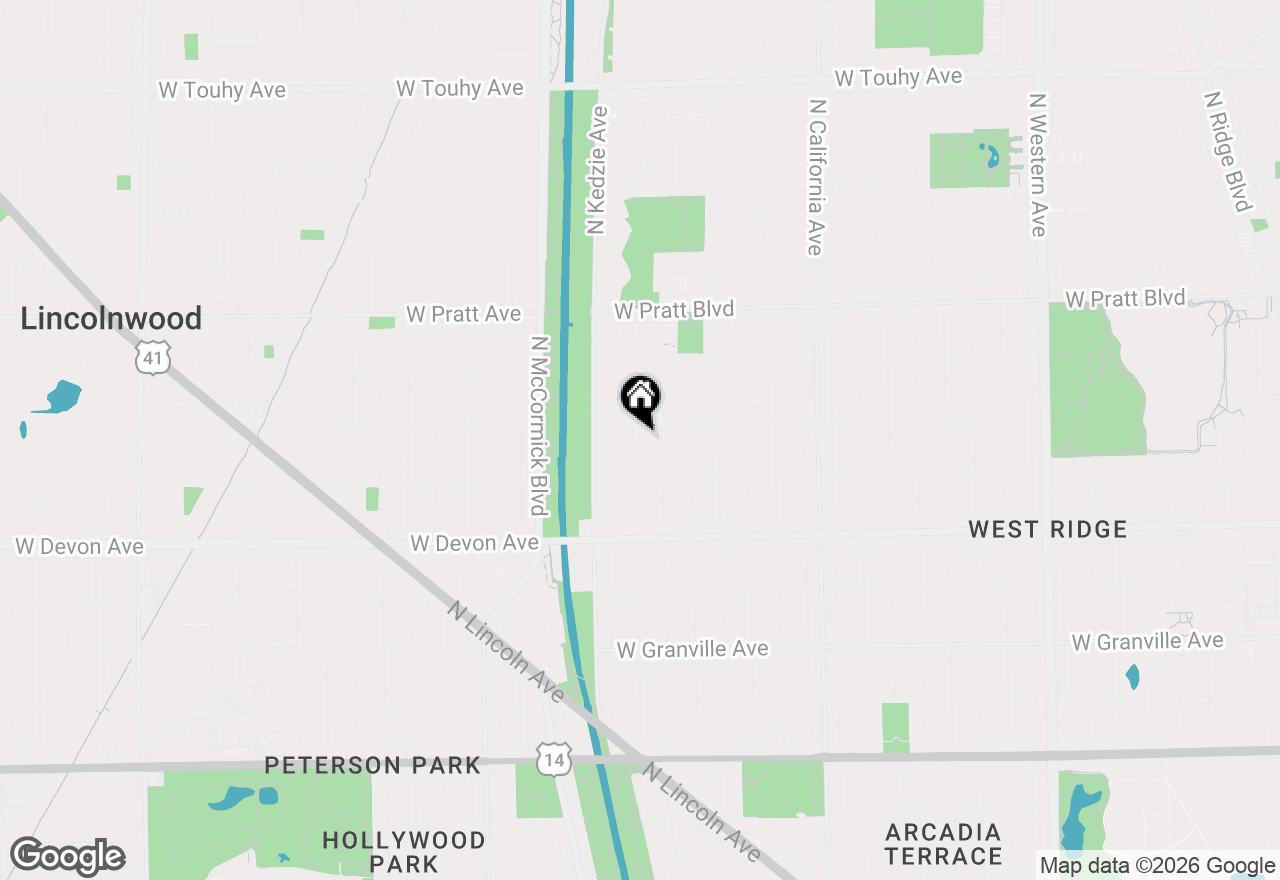 Map of 6544 N Albany Avenue, Chicago, IL 60645