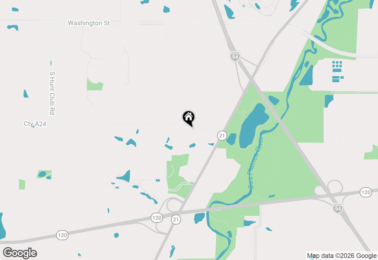 Map of (Address confidential), Gurnee, Illinois 60031