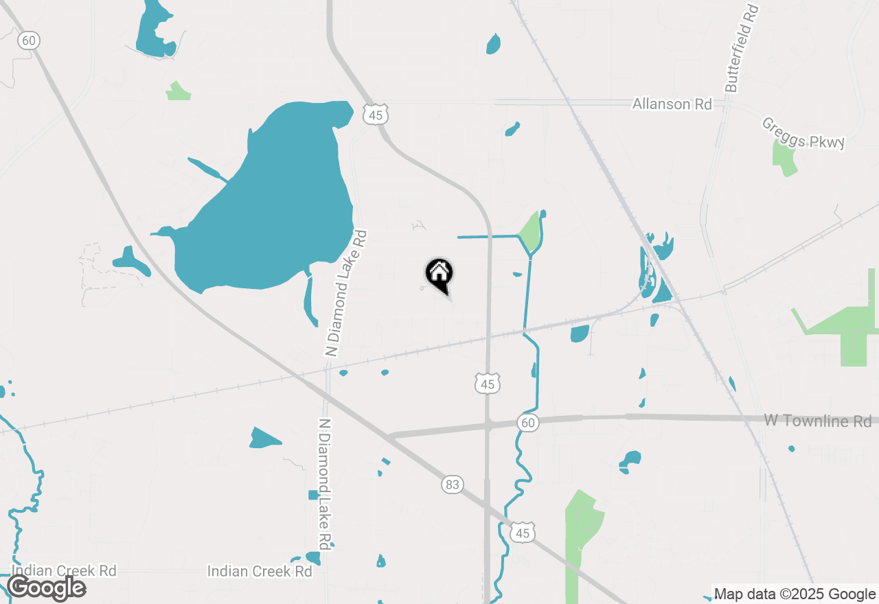 Map of 533 Jennifer Circle, Mundelein, IL 60060