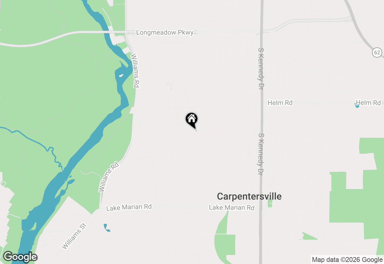Map of 259 Skyline Drive, Carpentersville, IL 60110
