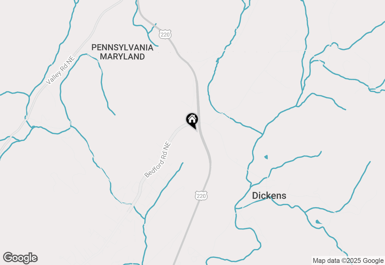 Map of 13910 Bedford Road, Cumberland, MD 21502