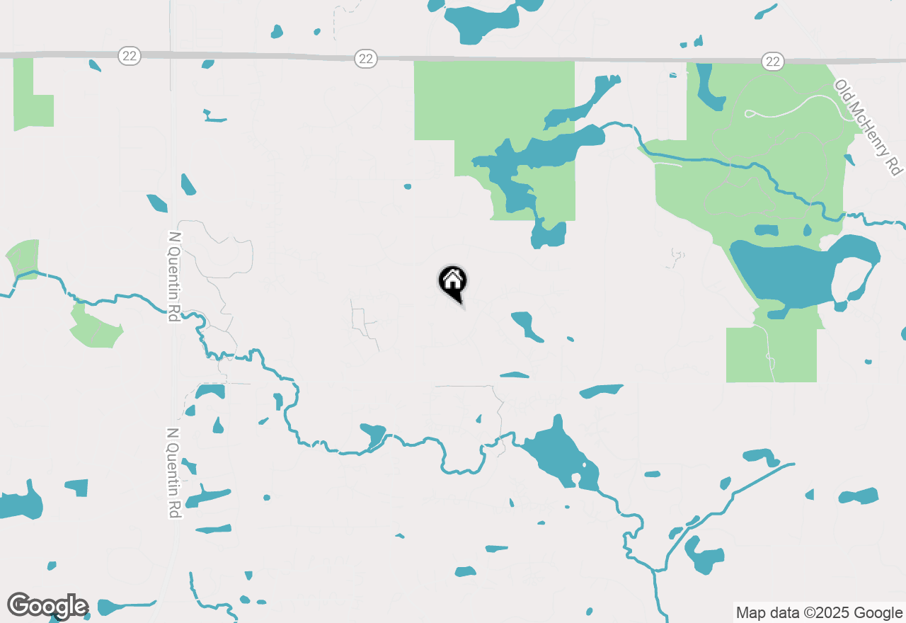 Map of 3937 Lakeview Court, Long Grove, IL 60047