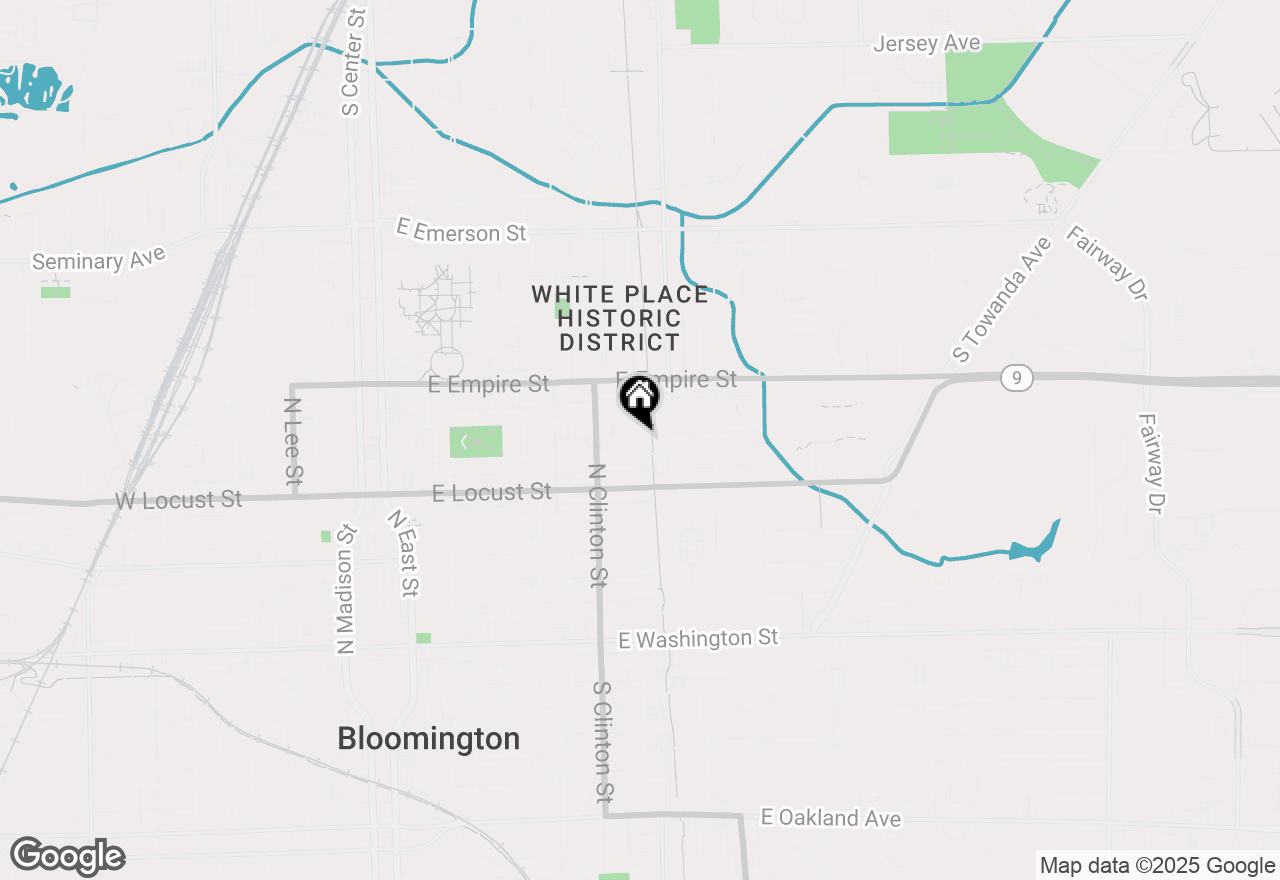 Map of 905 Elder Street, Bloomington, IL 61701