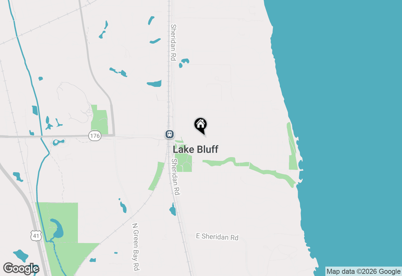 Map of 560 Evanston Avenue, Lake Bluff, IL 60044