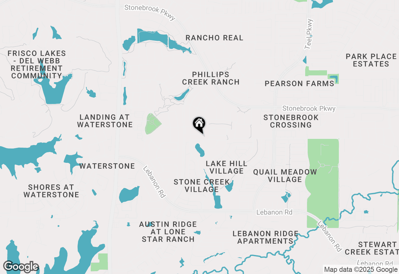 Map of 1377 Horse Creek Drive, Frisco, TX 75036