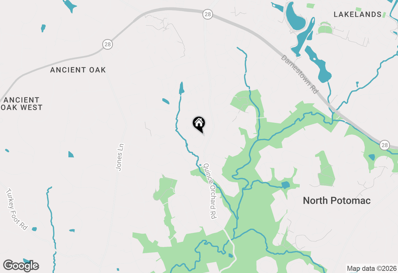 Map of 12312 Sweetbough Court #86, North Potomac, MD 20878