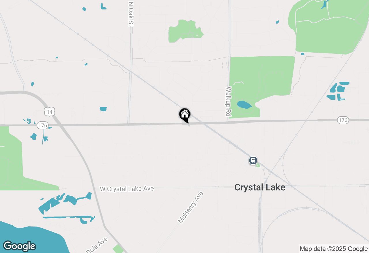 Map of 205 Marian Parkway #1C, Crystal Lake, IL 60014