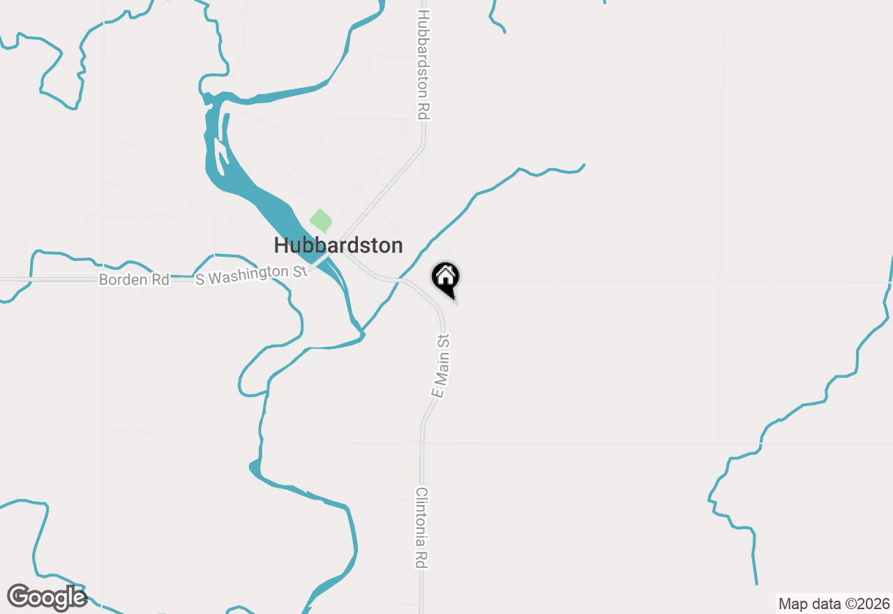 Map of 6928 Hubbardston Road, Hubbardston, MI 48845